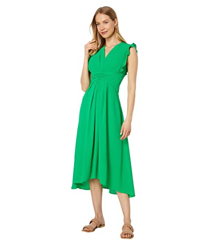 Amazon.com: Maggy London Women's V-Neck Hi-Lo Midi Dress